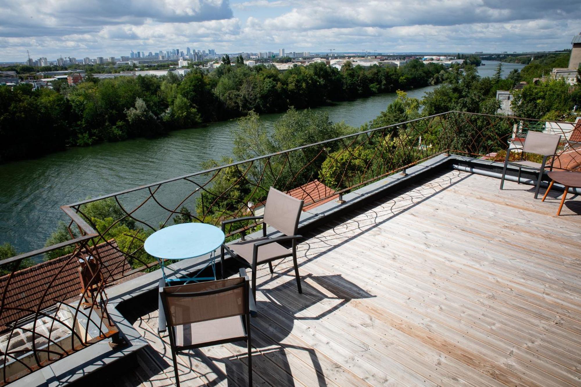 L'Atelier Sur Seine Bed & Breakfast Epinay-sur-Seine Bagian luar foto