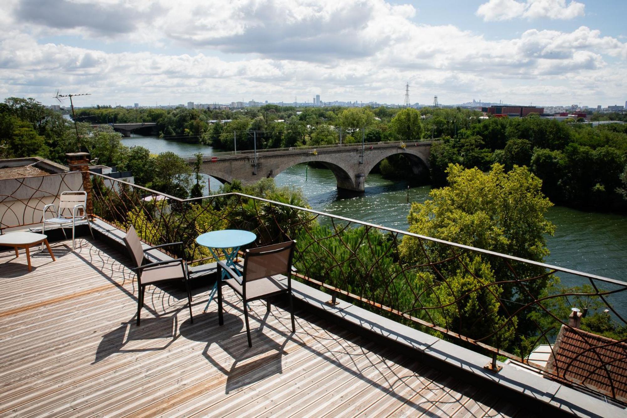 L'Atelier Sur Seine Bed & Breakfast Epinay-sur-Seine Bagian luar foto